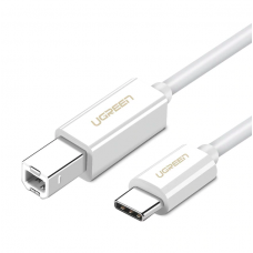 UGREEN USB Type C to USB-B Cable White White 1.5M